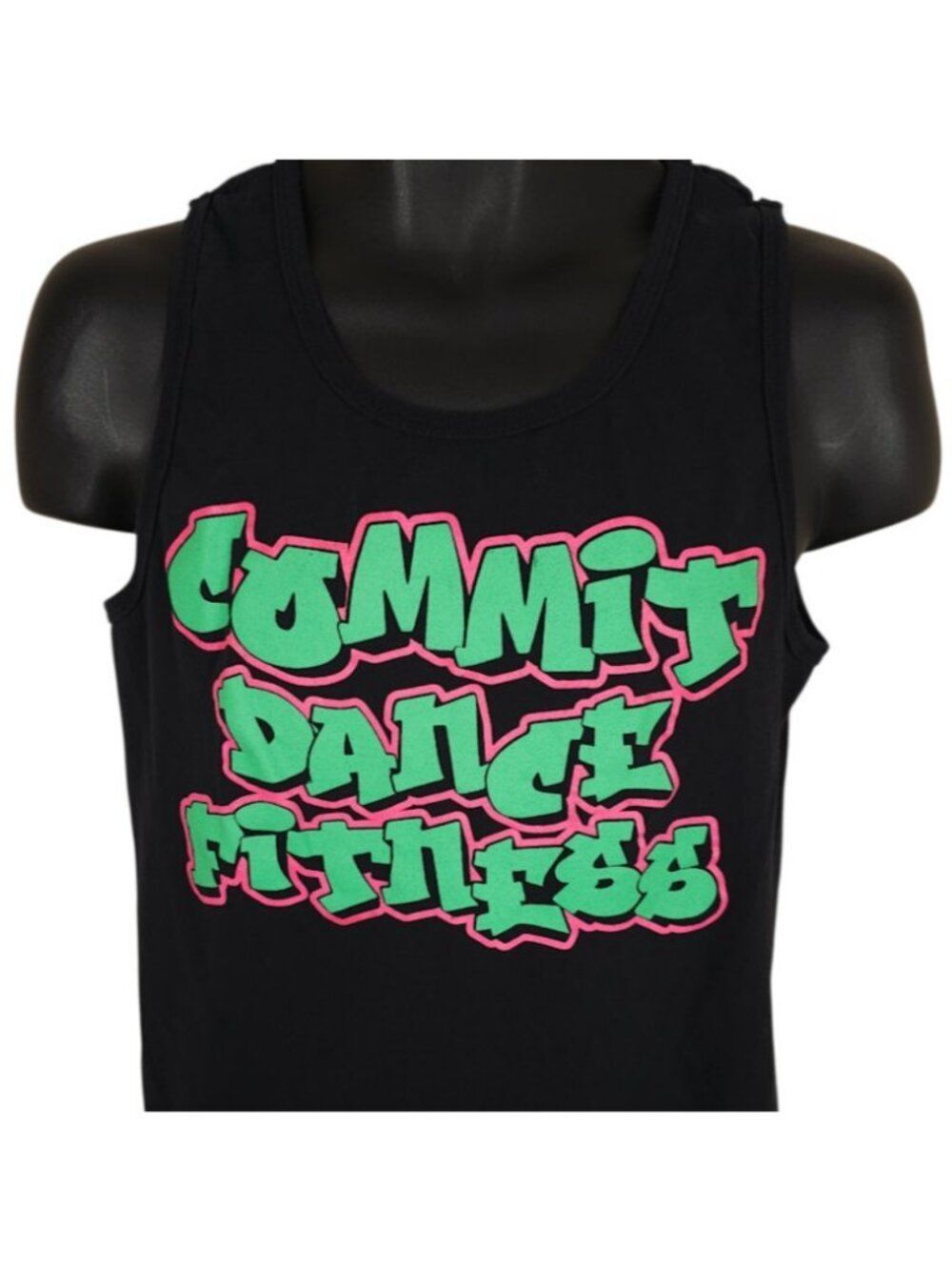 Commit Dance Fitness Tank Top Mens Size Small Black Workout Gym